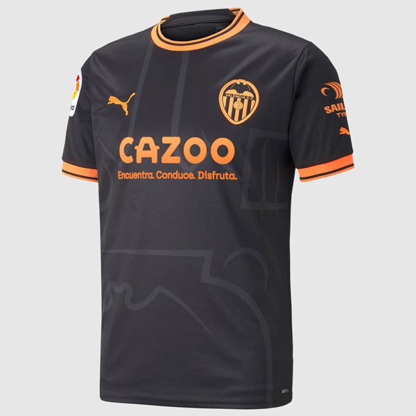 Tailandia Camiseta Valencia Segunda Equipación 2022/2023